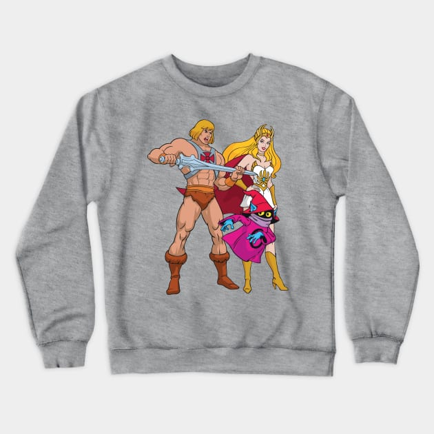 Sword and Sorcery Crewneck Sweatshirt by snespix